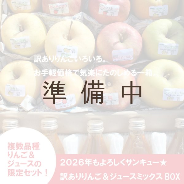 画像2: 【ネット限定】2026年もよろしくサンキュー★訳ありりんご＆ジュースミックスBOX ≪送料込≫ (2)