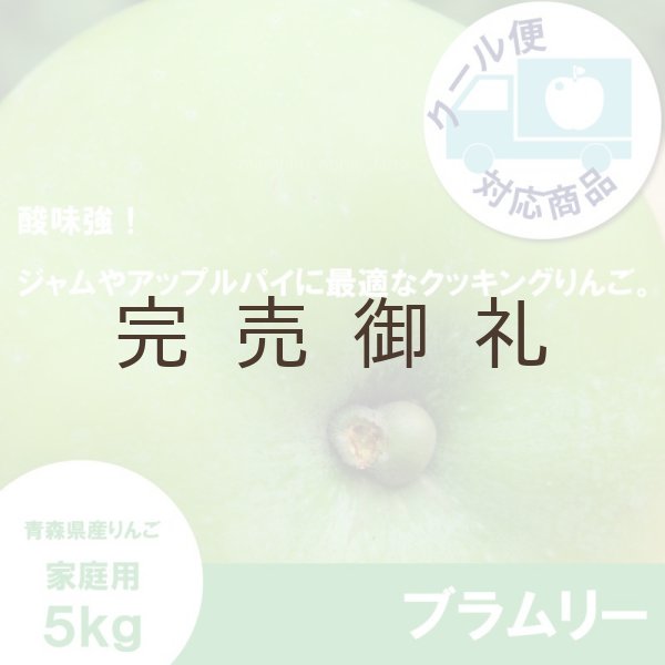 画像1: 【調理向き】 ブラムリー　家庭用　５kg（約10個）≪送料込≫ (1)