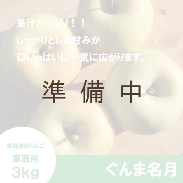 画像3: ぐんま名月　家庭用　３kg（約8-11個）≪送料込≫ (3)