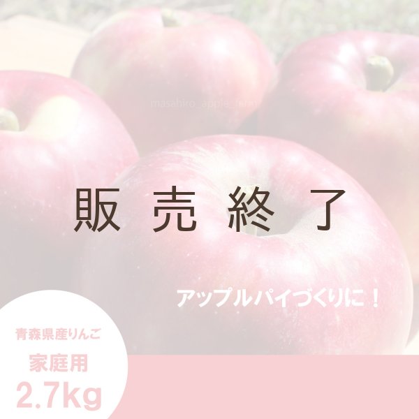 画像1: 紅玉　家庭用　２.７kg（約11-13個） ≪送料込≫ (1)