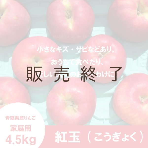 画像2: 紅玉　家庭用　９kg（約40-46個） ≪送料込≫ (2)