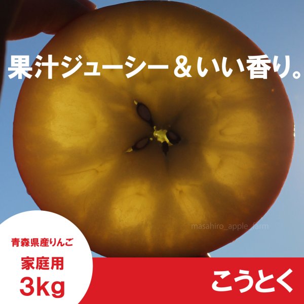 画像4: こうとく　家庭用　３kg （約9-14個）≪送料込≫ (4)