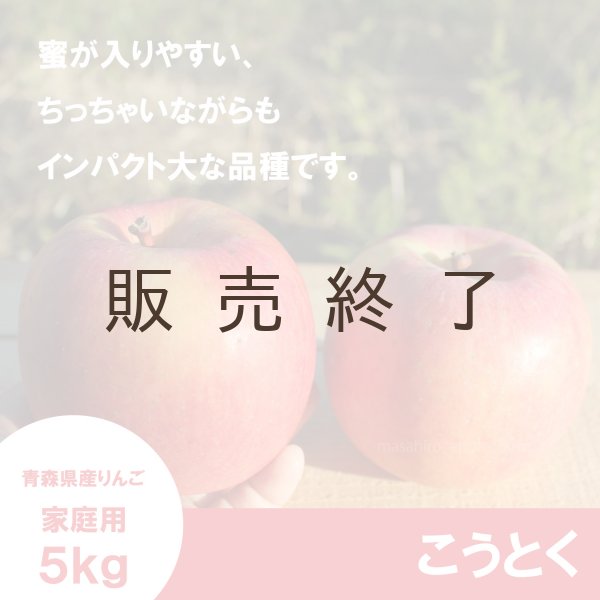 画像1: こうとく　家庭用　５kg（約20-23個）≪送料込≫ (1)