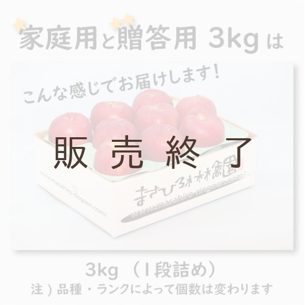 画像4: ※12月第二週発送予定※ 葉とらずサンふじ　家庭用　３kg（約9-12個）≪送料込≫ (4)