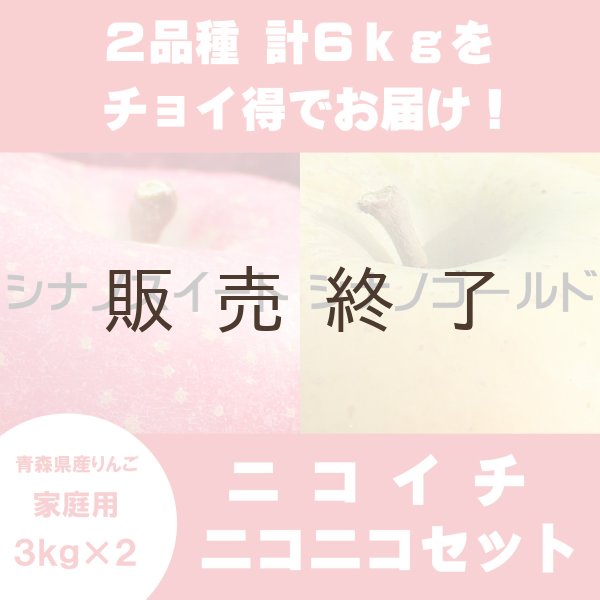 画像1: 【ニコイチセット】シナノスイート＆シナノゴールド　家庭用　３kg×２箱 (1)