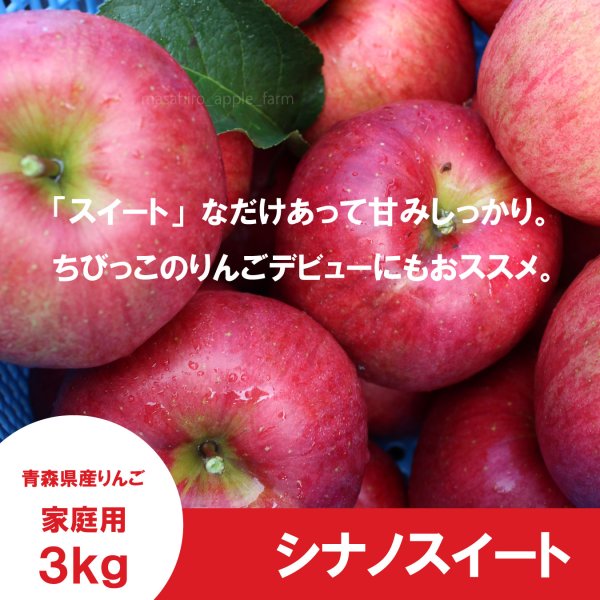 画像1: シナノスイート　家庭用　３kg（約9-12個）≪送料込≫ (1)