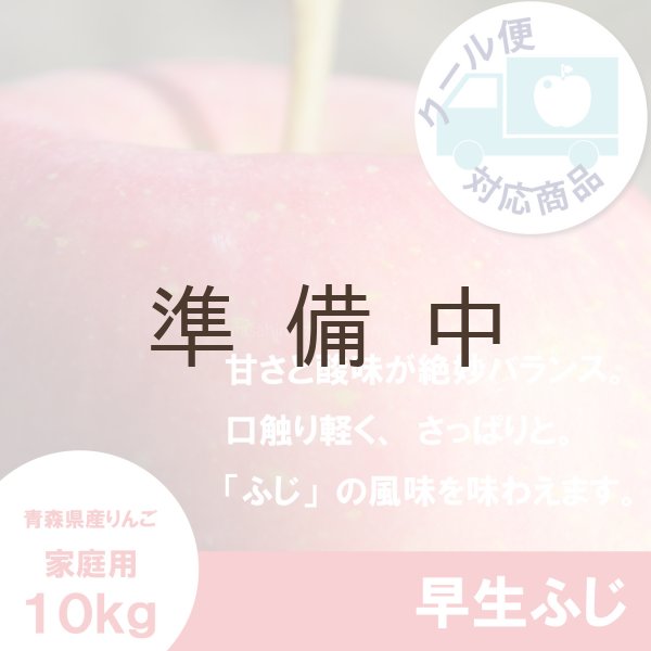 画像1: 早生ふじ　家庭用　１０kg（約28-40個）≪送料込≫ (1)